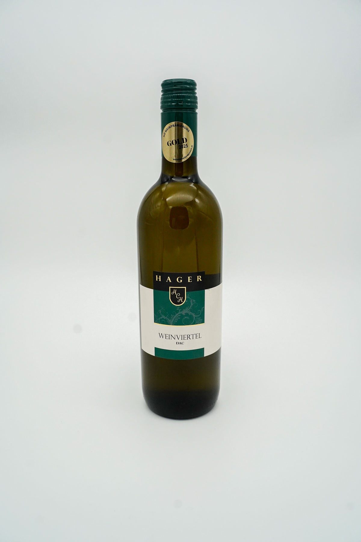 Eine Flasche Weinviertel DAC 0,75l