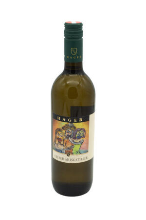 Gelber Muskateller vom Weingut Hager in der 0,75l Flasche