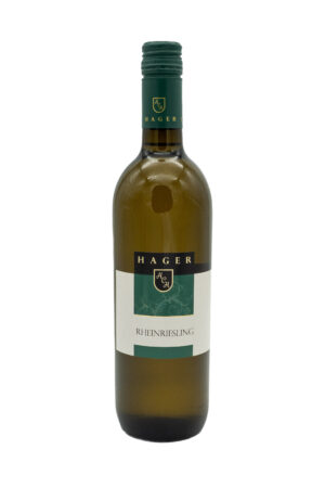 Rheinriesling vom Weingut Hager in der 0,75l Flasche